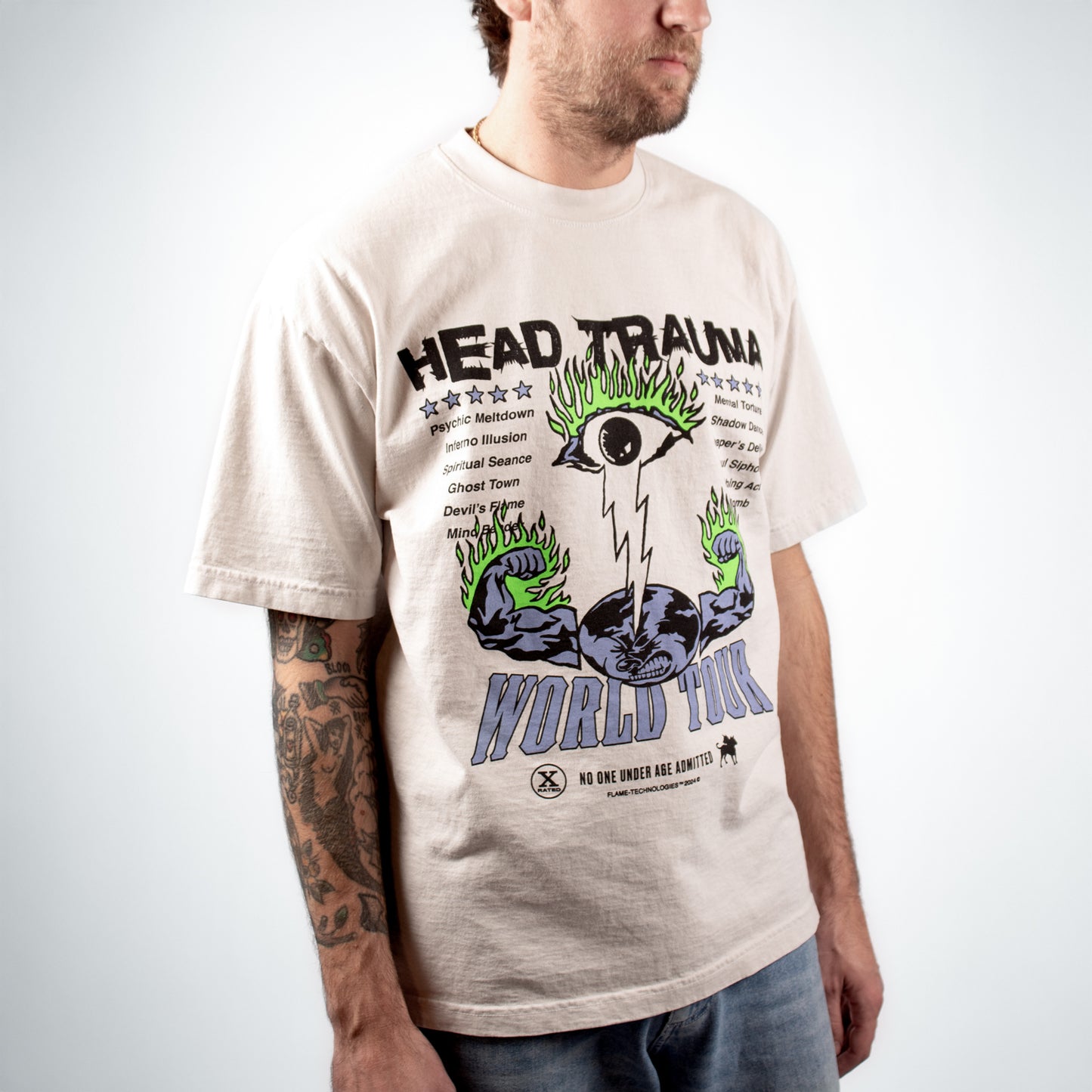 Head Trauma Tee (Dust)