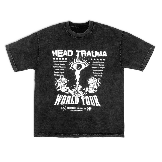 Head Trauma Tee (Vintage Black)