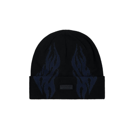 Flame Beanie (Black)